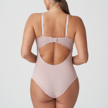 PD-0463186BDS- Body con ferretto Sophora in pizzo - Bois de Rose