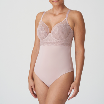 PD-0463186BDS- Body con ferretto Sophora in pizzo - Bois de Rose