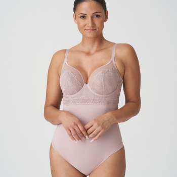 PD-0463186BDS- Body con ferretto Sophora in pizzo - Bois de Rose
