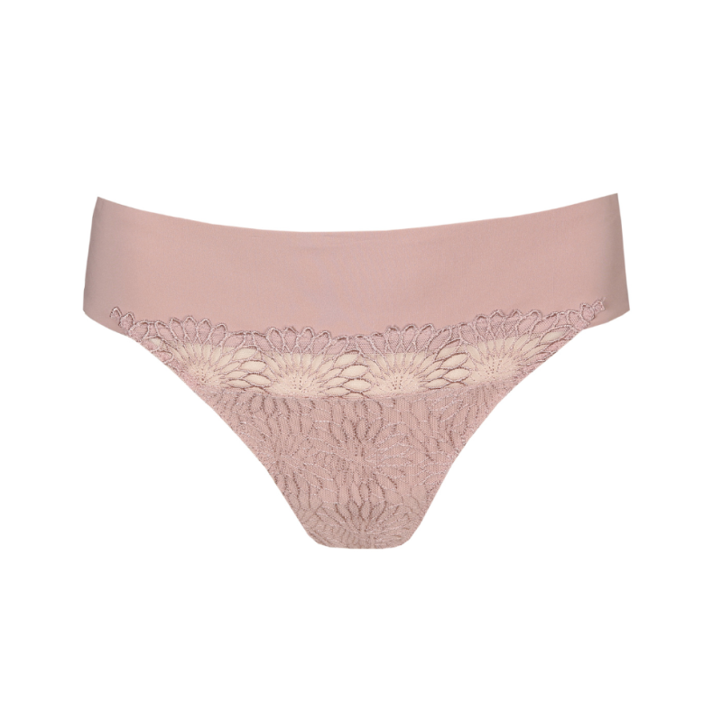 PD-0663181BDS- Perizoma Sophora in tulle - Bois de Rose