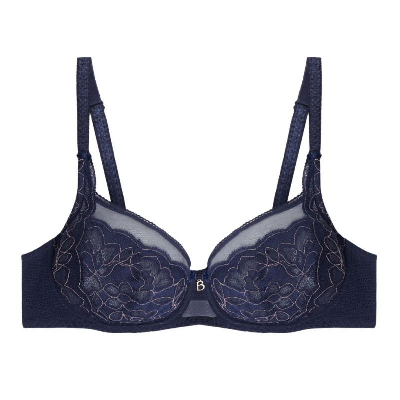 BF-14500.021- Reggiseno soft Capri con ferretto - marine