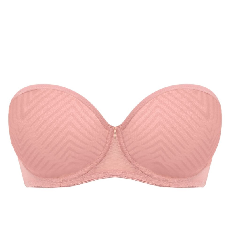 FL- AA401109ASE-Reggiseno a fascia preformato Tailored con ferretto -Ash Rose