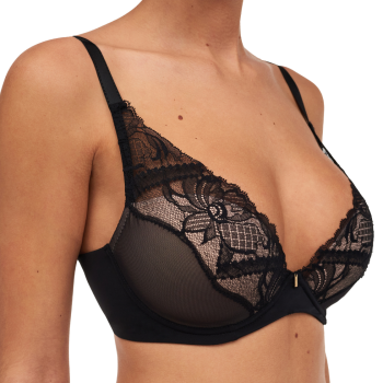 CL-C17Q20-011- Reggiseno coque Orangerie Dream con ferretto - nero