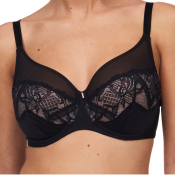 CL-C17Q10-011- Reggiseno minimizer soft Orangerie Dream con ferretto - nero
