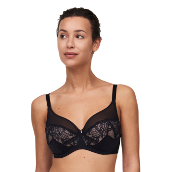 CL-C17Q10-011- Reggiseno minimizer soft Orangerie Dream con ferretto - nero