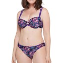 Bikini Tremiti nero fiori Bestform