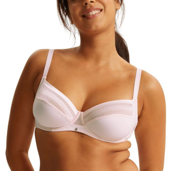 BF-14498-048- Reggiseno soft Just Lift in pizzo e microfibra - Rosa beige