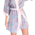 Vestaglia Kimono corta Blue print Endorfinella