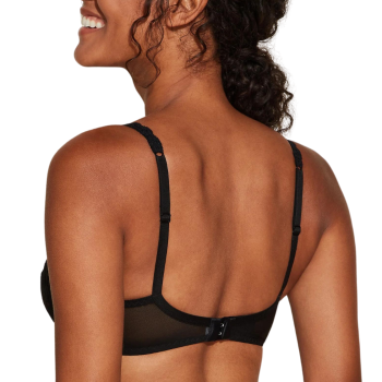 CB-NEVER1138BLK- Never say never Side Support Bra - nero