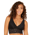 Bralette Plungie Longline nera Cosabella