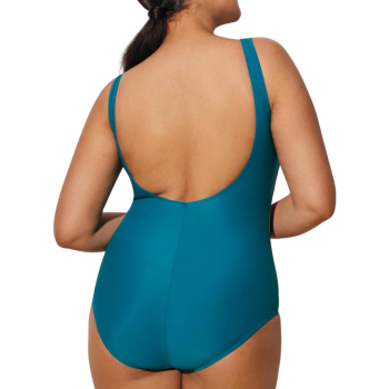 YM-82218- Costume intero modellante senza ferretto - petrolio