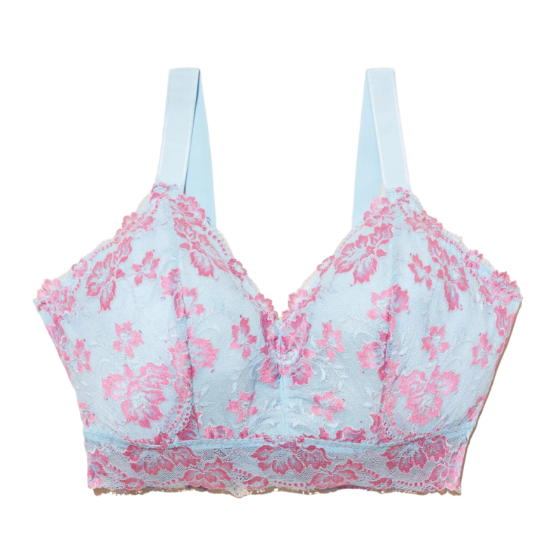 CB-SAVON1386-AAS- Savona Bralette Super Curvy Longline - Aasmani Blue