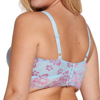 CB-SAVON1386-AAS- Savona Bralette Super Curvy Longline - Aasmani Blue