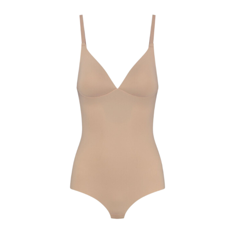 BB-1358-59-60-61-62 NUD - Body con coppa preformata Sculpting Bodysuit Wire free - nudo