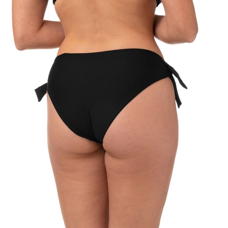 Slip bikini basso nero Bernè