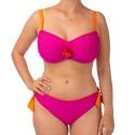 Costume due pezzi fucsia arancio Bernè