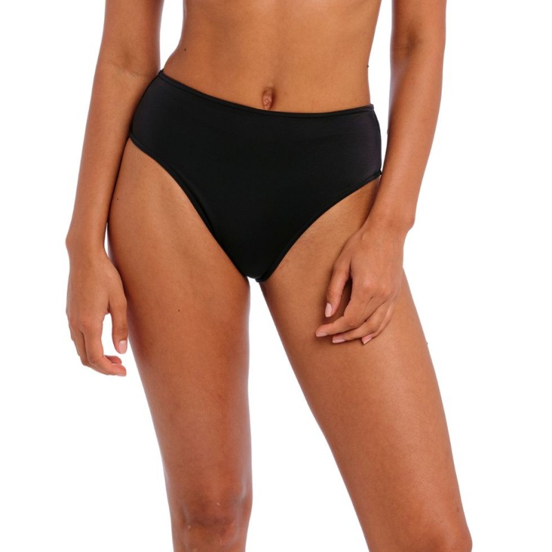 Slip alto costume nero combinabile Freya
