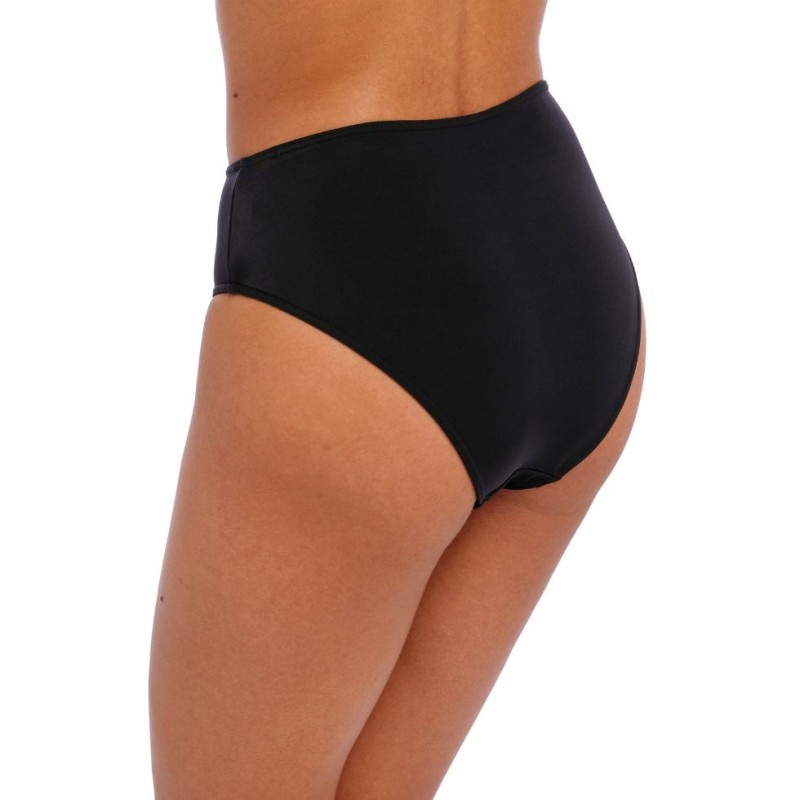 Slip alto costume nero combinabile Freya