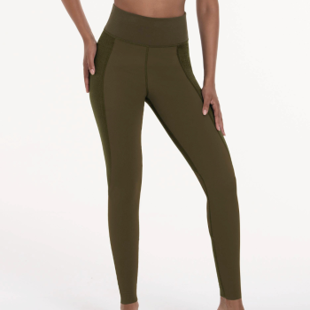 ANI1687.847 - Sport tights massage PanAlp - leggings magici linfodrenanti - Dark Olive