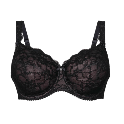 Reggiseno Bobette nero Rosa Faia