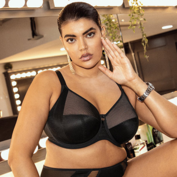 EL-EL301205BLK- Reggiseni soft Kintai per coppe grandi - nero