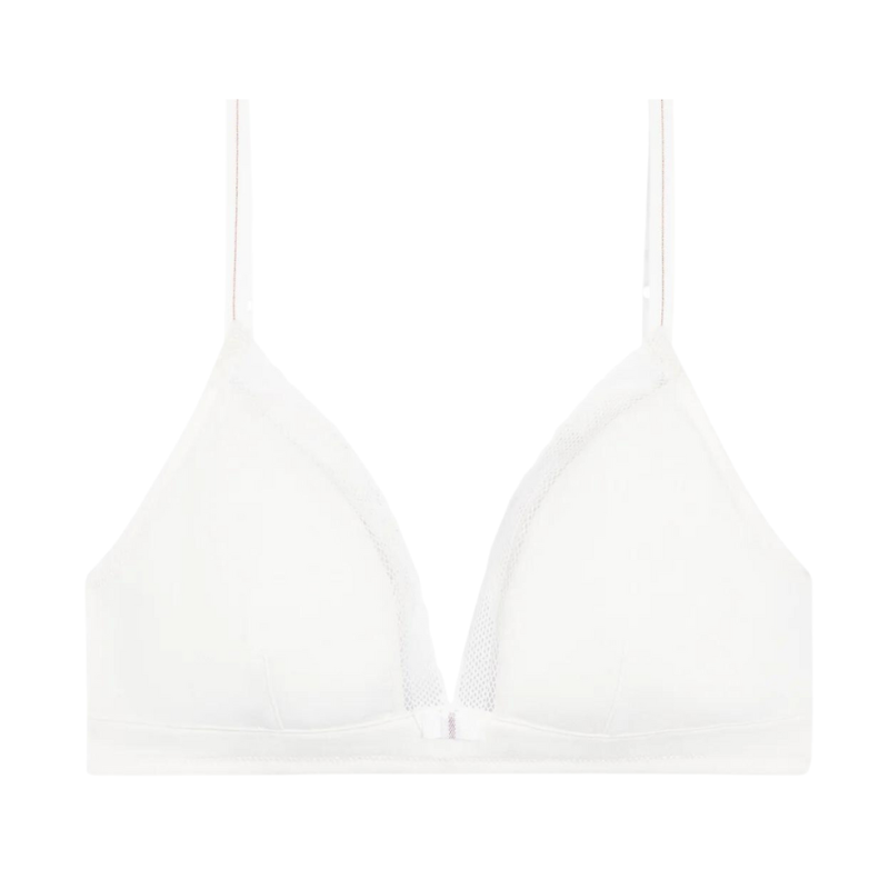 VA-11842-011 - Reggiseno a triangolo Origine Mode senza ferretto - bianco