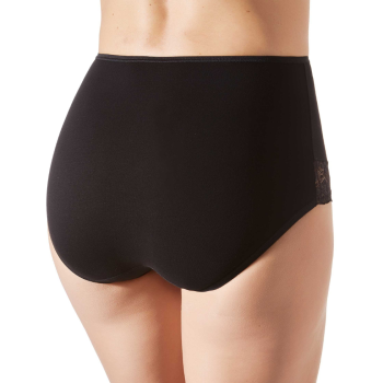 JS-1031637.002- 2-Pack Slip Esencial a vita alta in cotone - nero