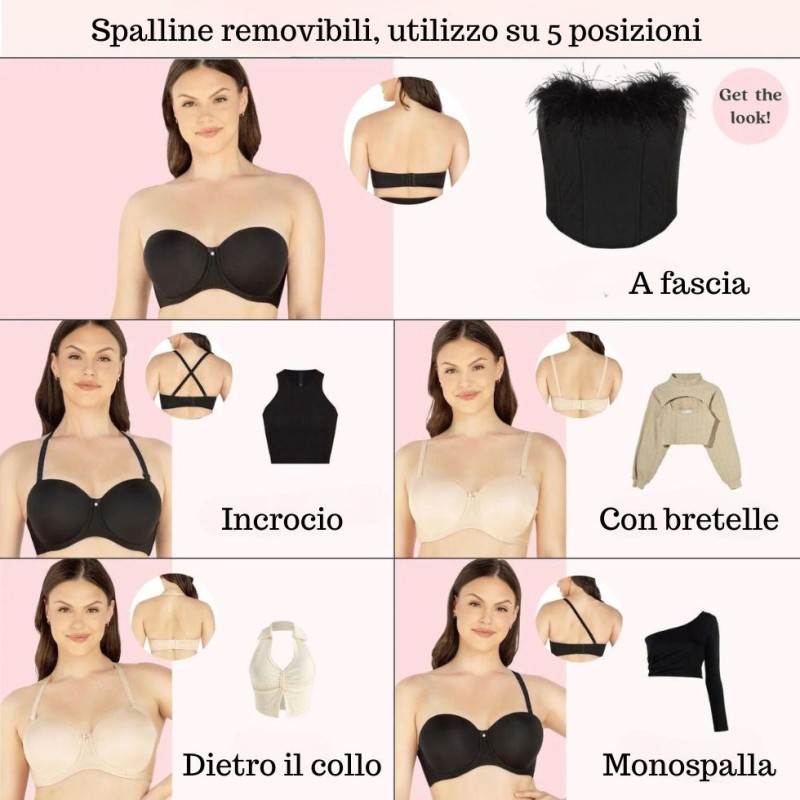 Reggiseno a fascia Elise Parfait Lingerie per taglie grandi