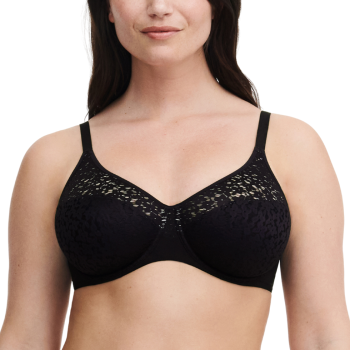 CL-C13F10-011 - Reggiseno minimizer Norah con pizzo - nero