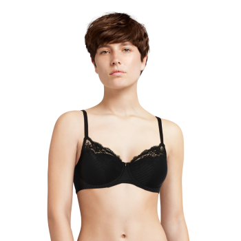 CL-C93760-011- Reggiseno a balconcino Marilyn con ferretto - nero