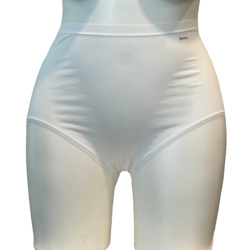 JS-1031643.001- 2-Pack Maxi Queen Esencial a vita alta in cotone - bianco