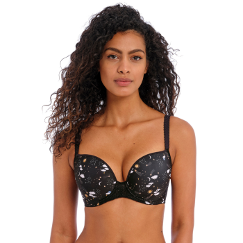 FL-AA400831CEL- Reggiseno scollato preformato liscio Day Dreaming - nero