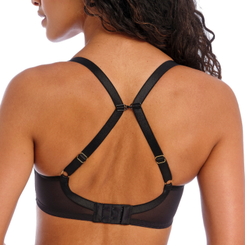 FL-AA400831CEL- Reggiseno scollato preformato liscio Day Dreaming - nero