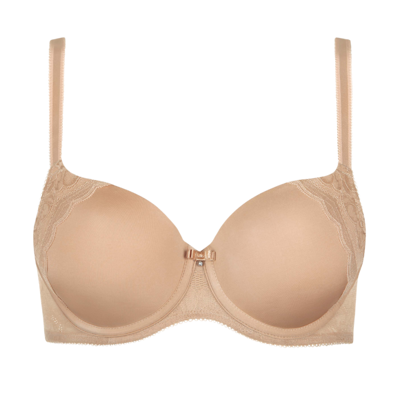 LIS-20228-20229-SA- Reggiseno Evelyn preformato liscio - Sweet Almond