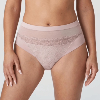 PD-0563181BDS- Slip vita alta Sophora in tulle - Bois de Rose