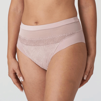 PD-0563181BDS- Slip vita alta Sophora in tulle - Bois de Rose