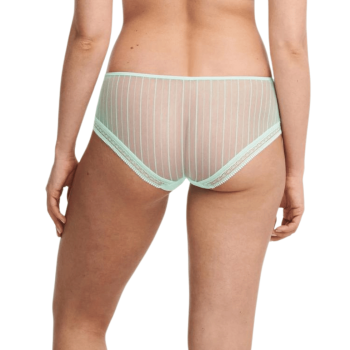 PAS-P47H40-0F2- Shorty Maddie in tulle e pizzo - verde nilo