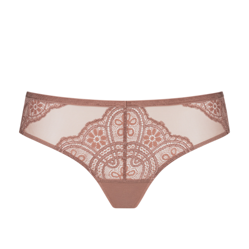 MEY-79517-529- Hipster in pizzo taglio laser Serie Stunning - Creamy Nougat