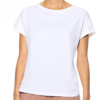 MEY-17297-1- Maglia manica corta serie Organic Power - bianco