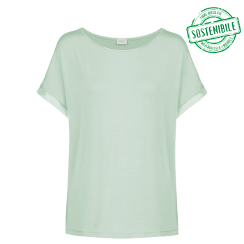 MEY-16407-548- T-shirt manica corta Alena - Frozen Mint