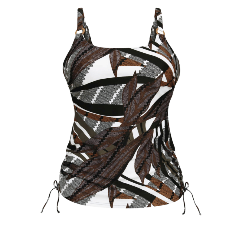 ANI-M46594-1.001- Tankini combinabile senza ferro da protesi Latina - nero