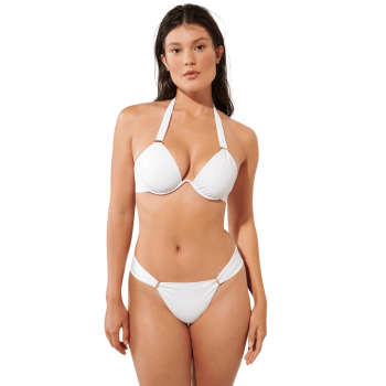 PDS-SG613867D-WHE- Bikini triangolo Fabia e brasiliana Claudie - bianco