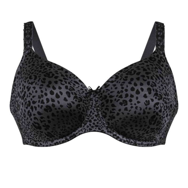 ANI5259.408 - Reggiseno con coppe soft lisce e ferretto Joy speciale coppe grandi - antracite