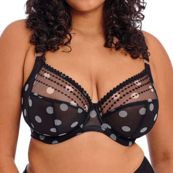EL-EL8900BDT - Reggiseno Matilda speciale seno abbondante - nero pois