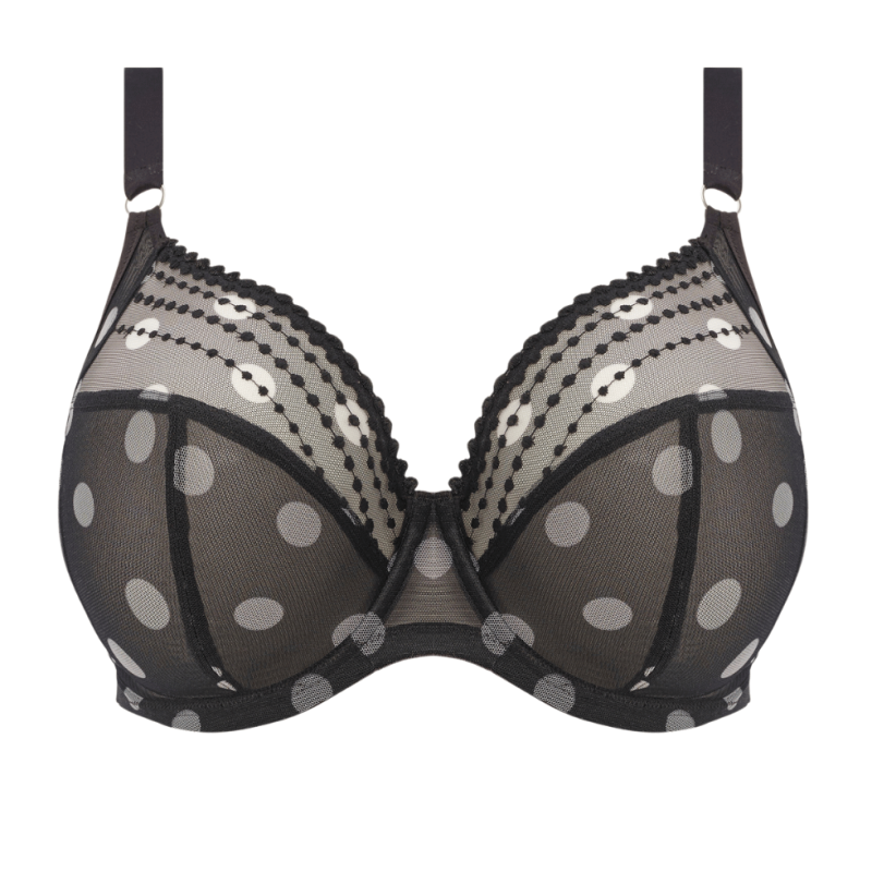 EL-EL8900BDT - Reggiseno Matilda speciale seno abbondante - nero pois