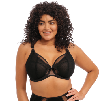EL-EL301202BLK- Reggiseni soft Kintai plunge per coppe grandi - nero