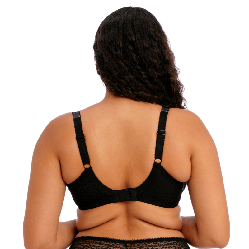 Reggiseno Plunge Elomi Lucie Nero - Vestibilità Curvy