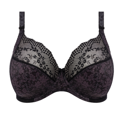 Reggiseno Plunge Elomi Lucie Nero - Vestibilità Curvy