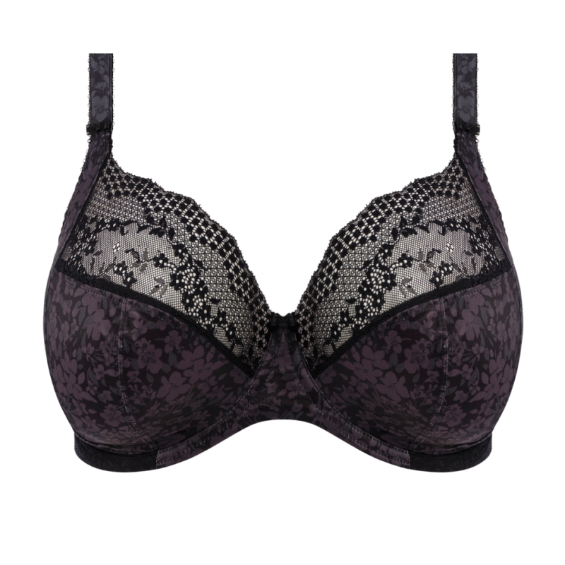 Reggiseno Plunge Elomi Lucie Nero - Vestibilità Curvy