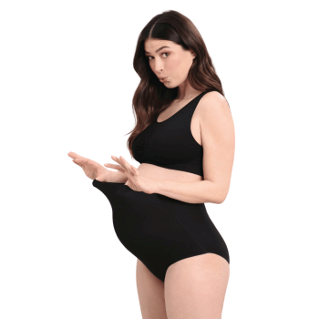 ANI1757-2.001-Bipack Slip Essentials da gravidanza liscio e invisibile - nero